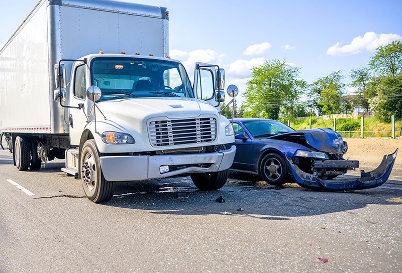 Who is liable for large truck accidents in New Albany, Ohio?